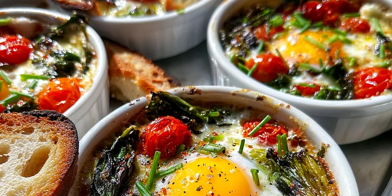Mediterranean Baked Egg Delight
