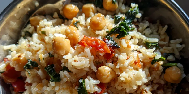 Mediterranean Chickpea Rice Delight