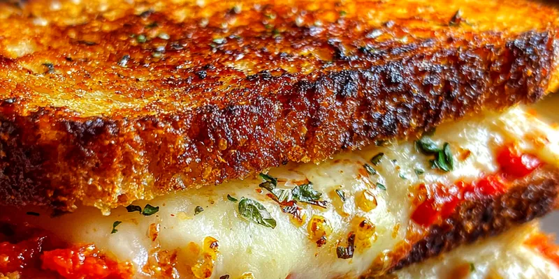 Melted Cheese Sandwich Delight