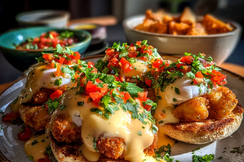 Fresh ingredients for Mexican-Inspired Breakfast Delight