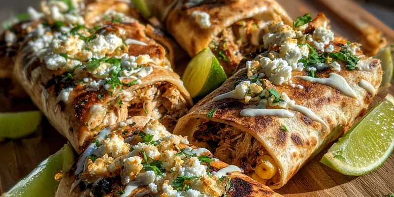 Mexican Street Corn Wraps
