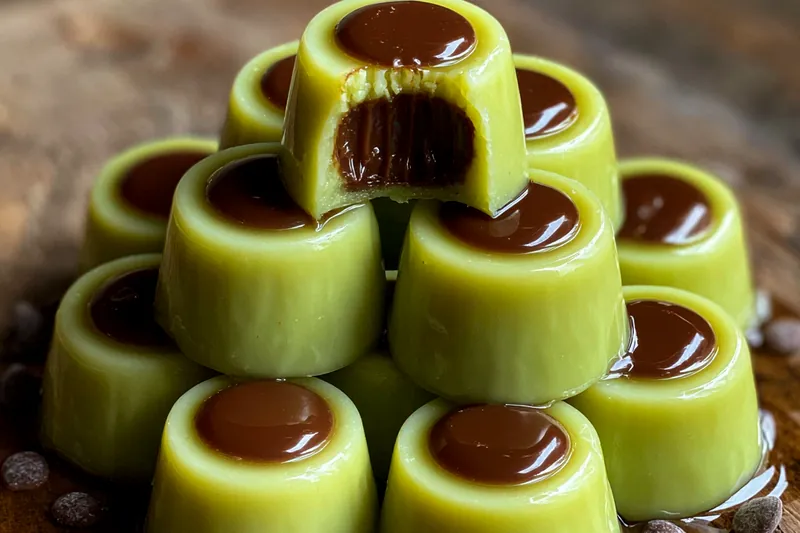 Cooking process for Mint Chocolate Creamy Bites