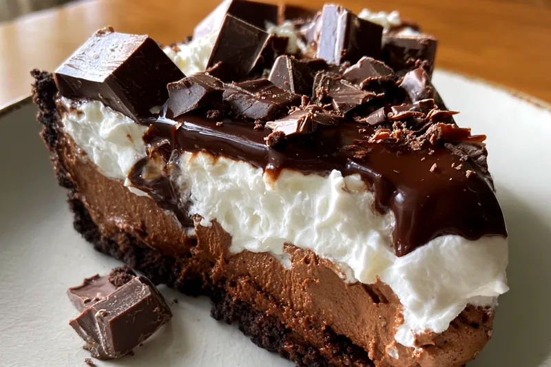 Ingredients for Classic Mud Pie arranged neatly on a countertop.