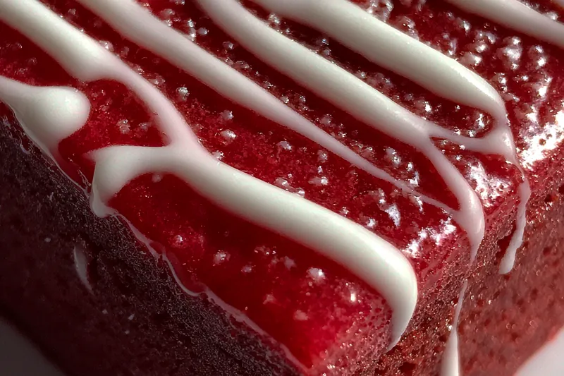 Cooking process for Moist Red Velvet Brownies