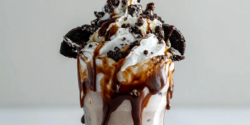 Delicious looking Monster Mash Cookies and Cream Milkshake