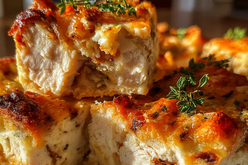 Baking Neiman Marcus Chicken Casserole in the oven