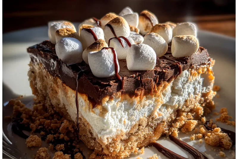 Fresh ingredients for No-Bake S'mores Delight