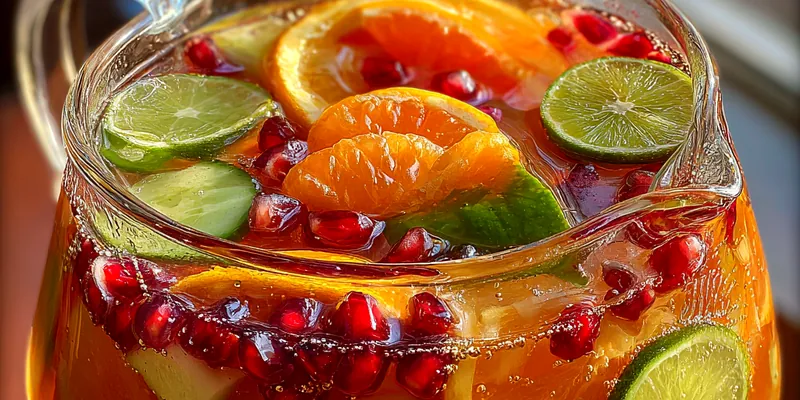 Festive Non-Alcoholic Sangria