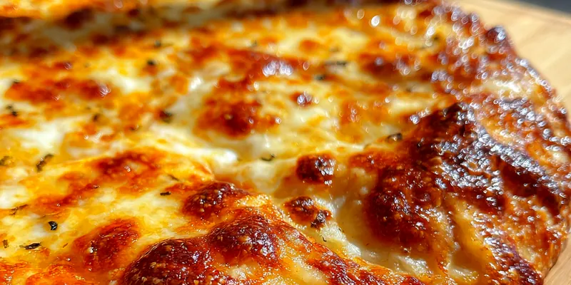 Delicious Perfect Homemade Pizza Crust served on a plate