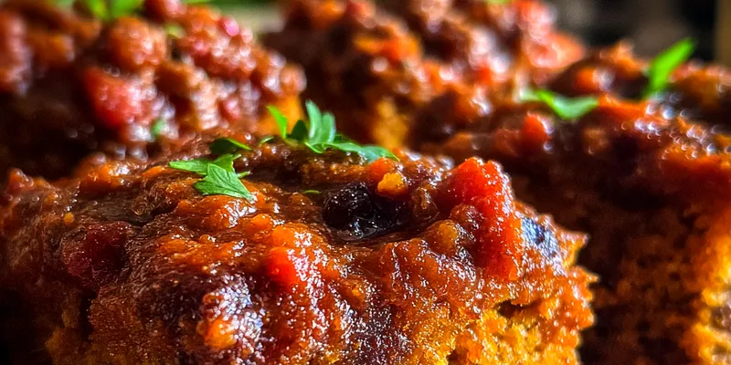 Bowl of Pumpkin Chili with toppings