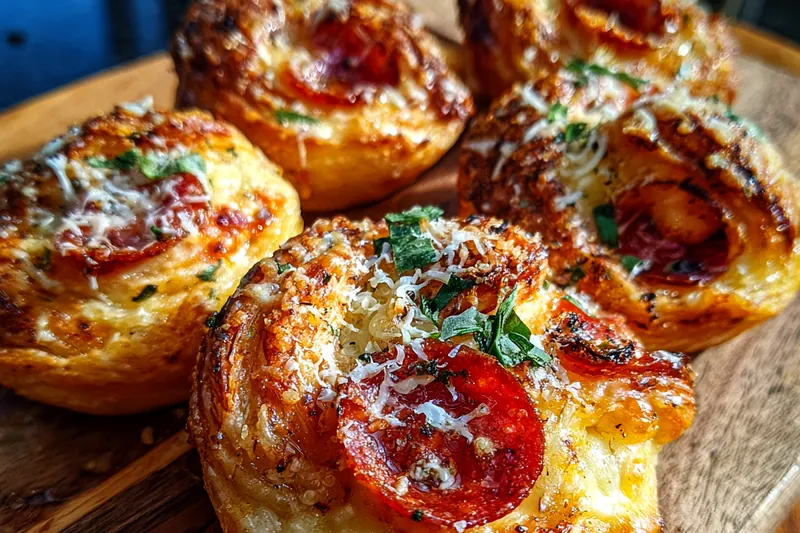 Cooking process for Quick Pepperoni Pastry