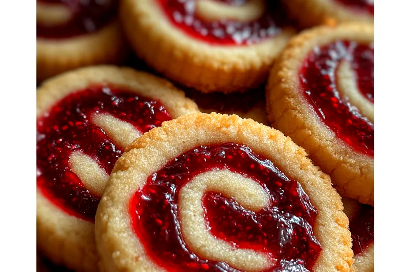 Cooking process for Raspberry Swirl Shortbread Cookies