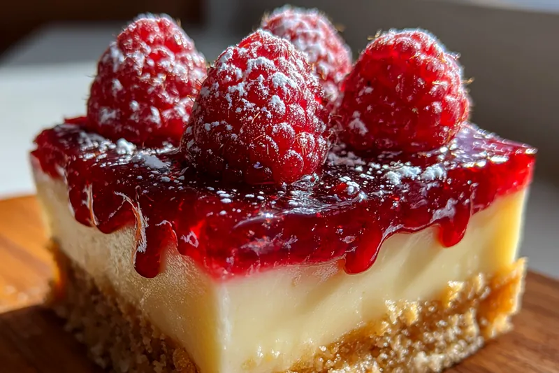 Cooking process for Raspberry Velvet Cheesecake