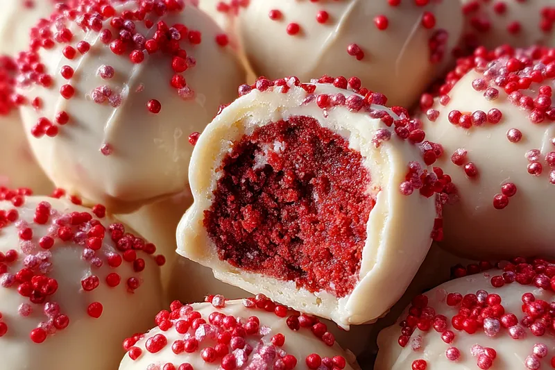 Fresh ingredients for Red Velvet Cake Balls