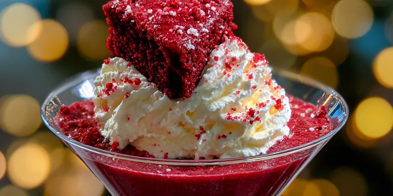 Decadent Red Velvet Martini