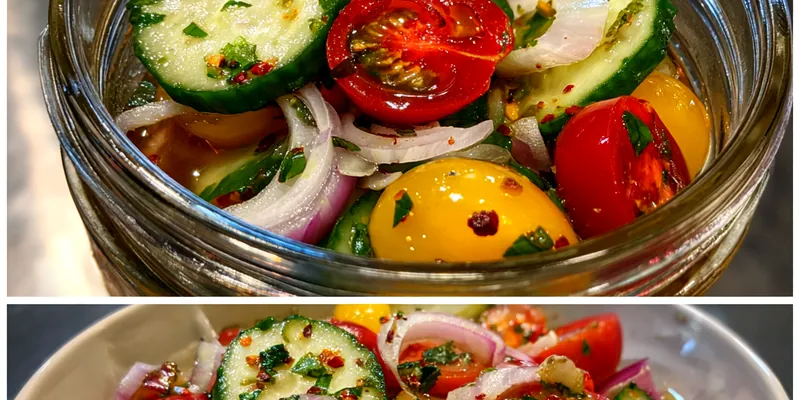 Refreshing Cucumber Tomato Salad