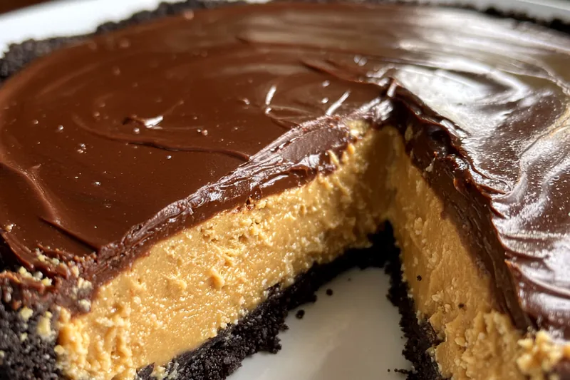 Fresh ingredients for Rich Chocolate Peanut Pie