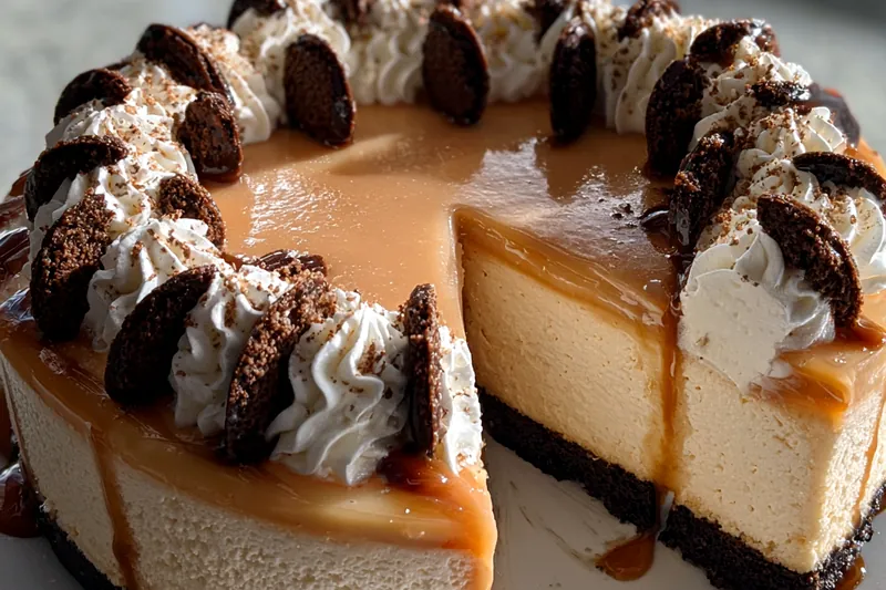 Fresh ingredients for Rich Espresso Chocolate Cheesecake