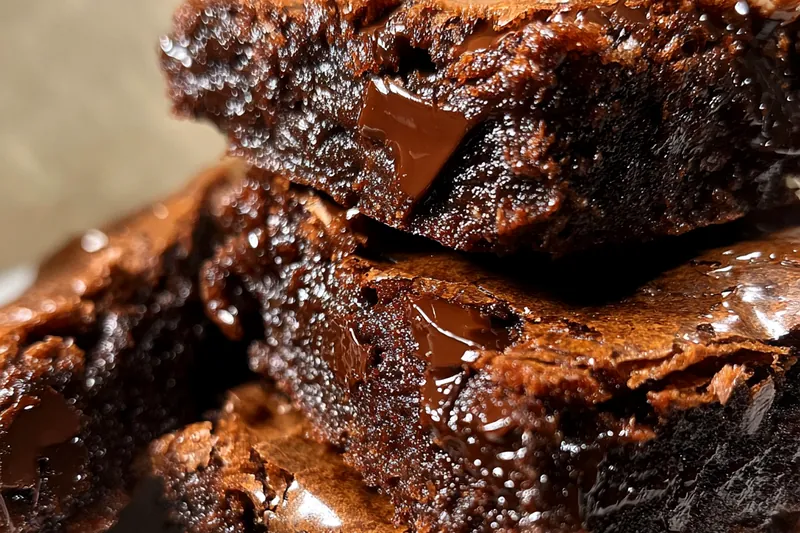 Cooking process for Decadent Fudgy Chocolate Brownies
