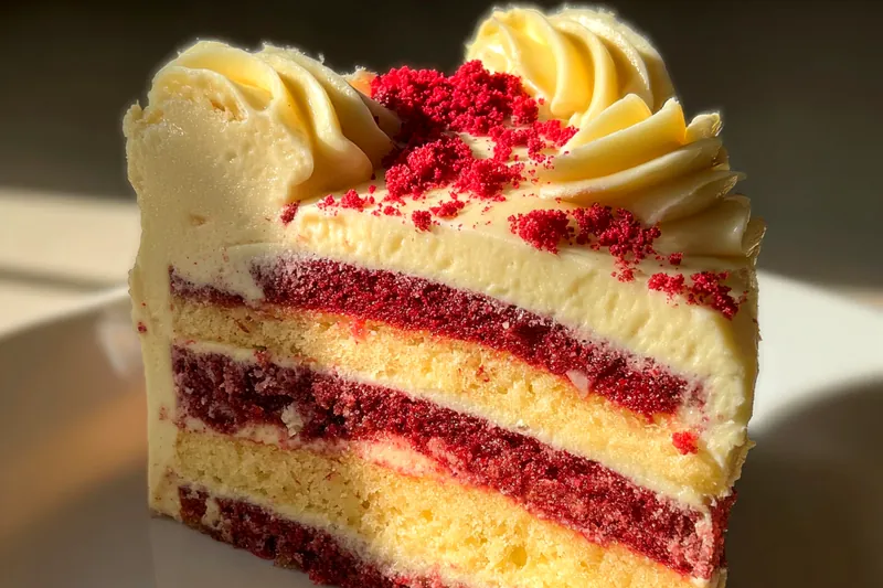 Cooking process for Rich Velvet Cheesecake Delight