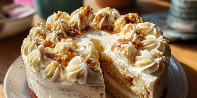 Deliciously baked salted caramel cheesecake cookies on a plate