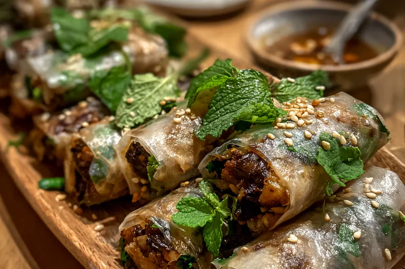 Fresh ingredients for Savory Herb Beef Rolls