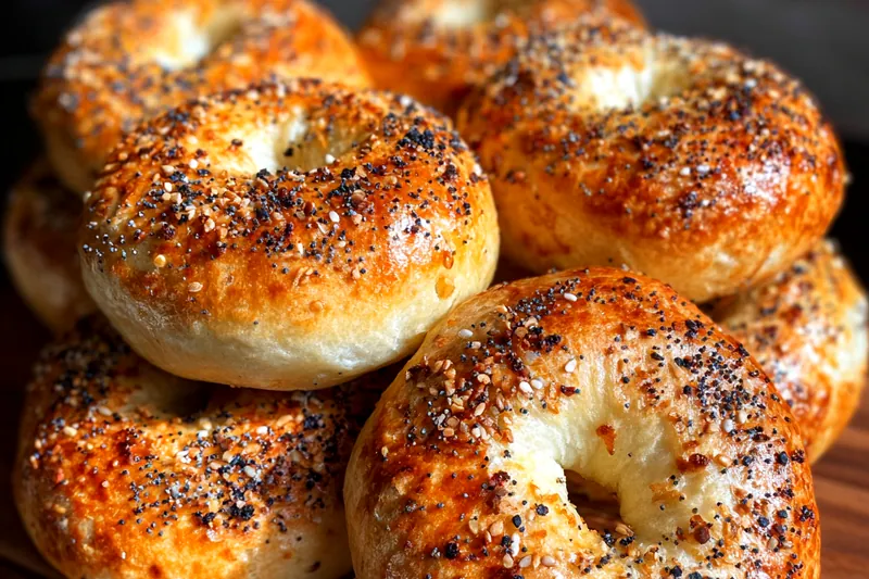 Cooking process for Seeded Bagel Perfection