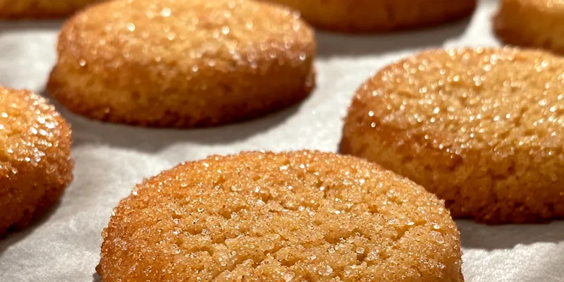 Delicious Soft Baked Corn Cookies served on a plate