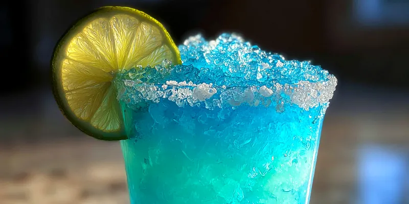 Sparkling Blue Margarita