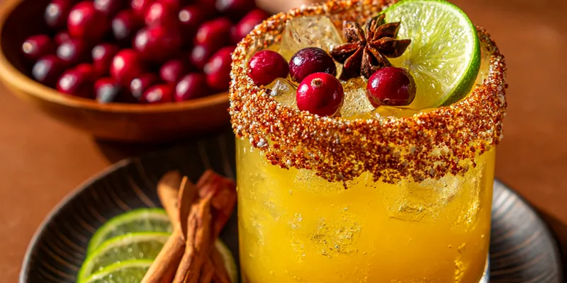 Spiced Cranberry Margarita