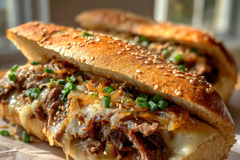 Cooking process for Spicy Bulgogi Cheesesteak