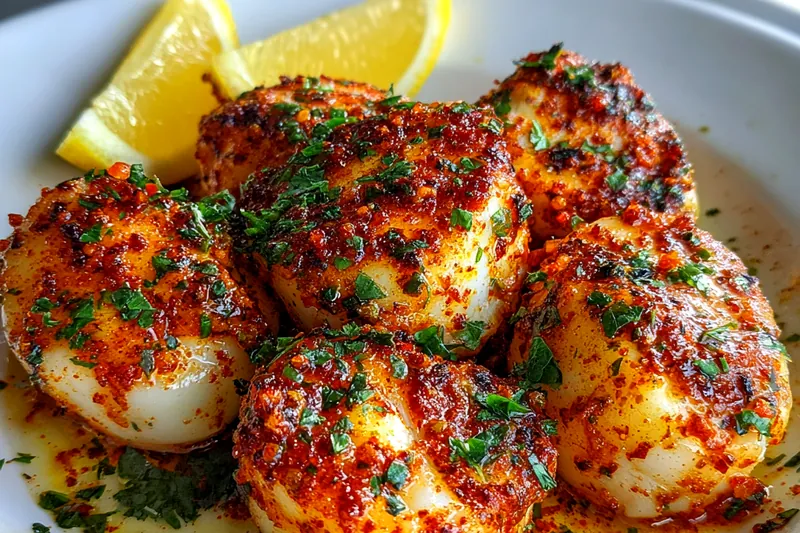 Cooking process for Spicy Butter Seafood Delight