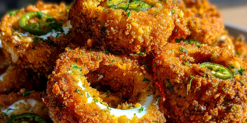 Spicy Cheese Stuffed Rings