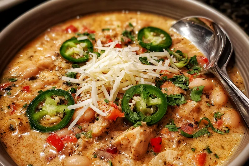 Fresh ingredients for Spicy Chicken Bean Stew
