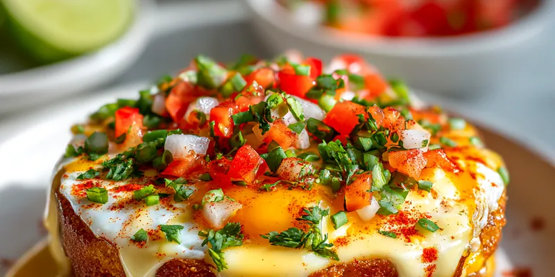 Delicious Spicy Egg Breakfast Muffins served on a plate