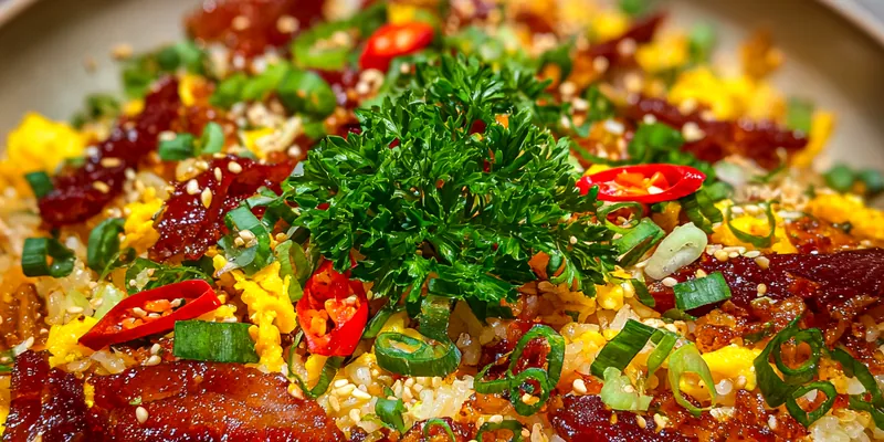 Spicy Glazed Fried Rice