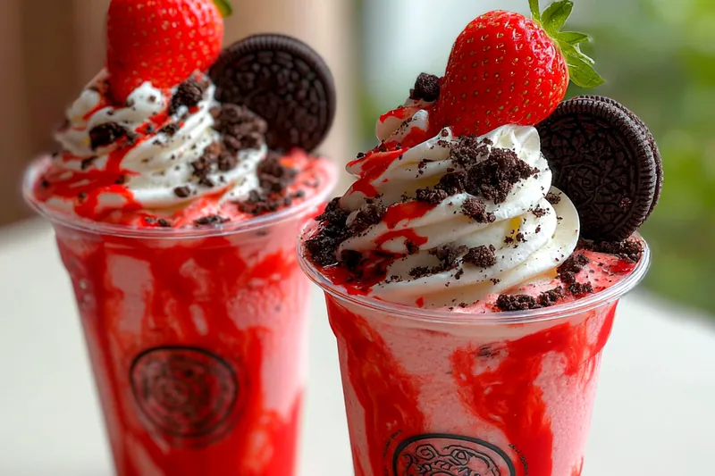 Cooking process for Strawberry Chocolate Delight