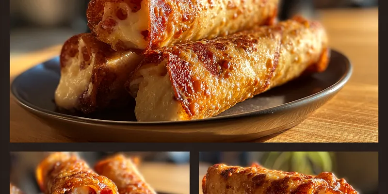 Delicious Strawberry Cream Cheese Rolls served on a plate