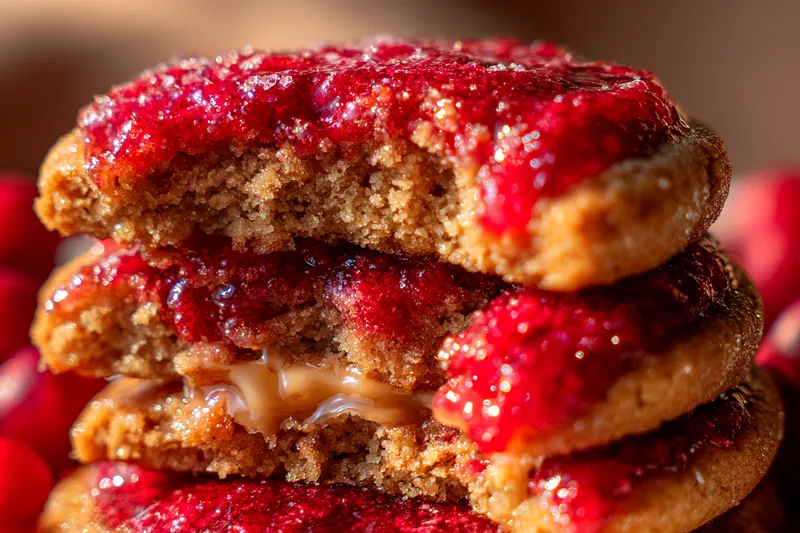 Cooking process for Strawberry Cream Filled Cookies