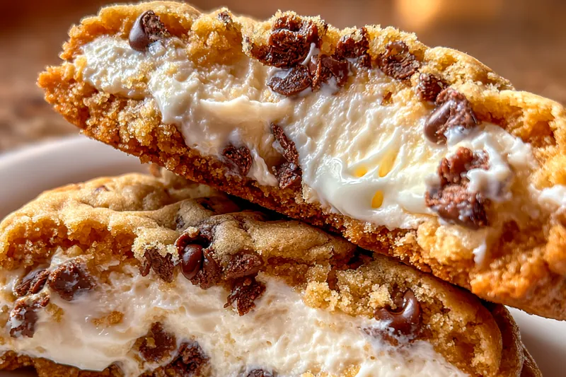 Cooking process for Stuffed Chocolate Chip Cookies