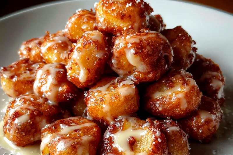 Fresh ingredients for Sweet Glazed Apple Bites