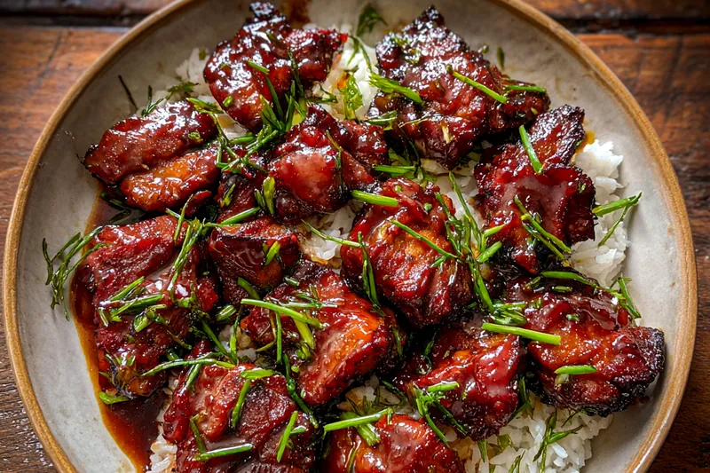 Fresh ingredients for Sweet Sticky BBQ Chicken