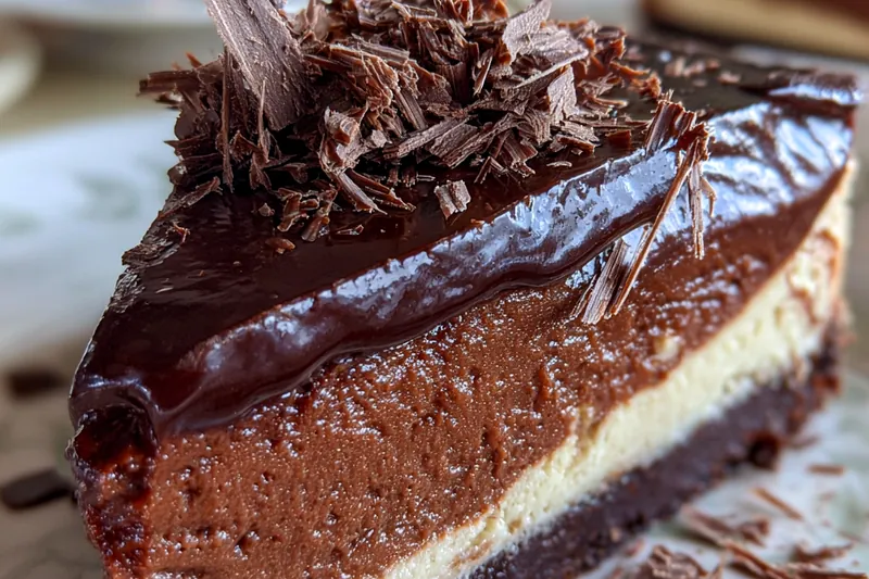 Cooking process for Triple Chocolate Fudge Cake