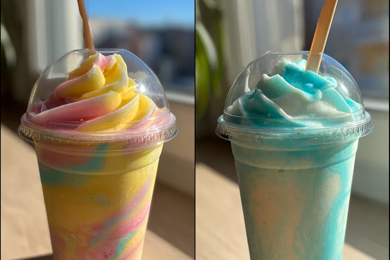 Fresh ingredients for Tropical Frozen Mocktail