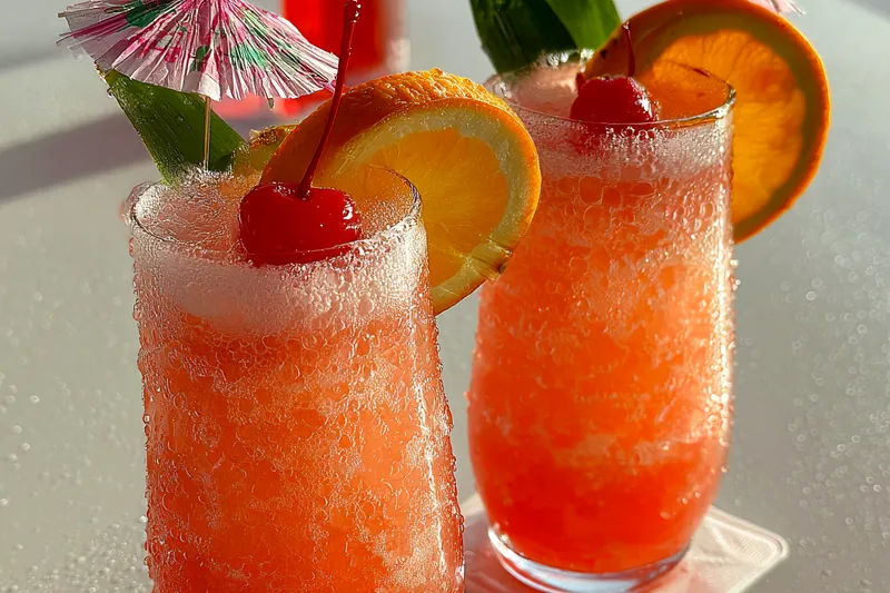 Fresh ingredients for Tropical Fruit Cocktail Delight