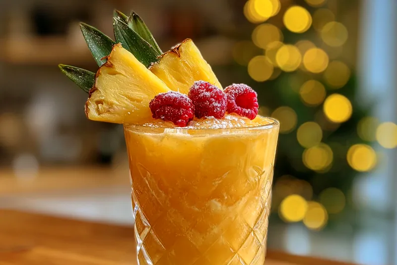 Cooking process for Tropical Pineapple Punch