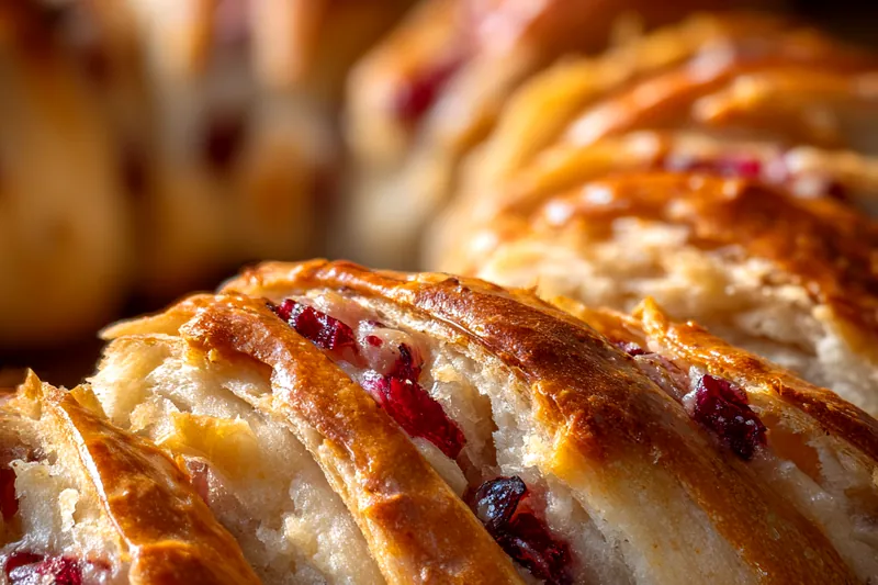 Ingredients for Turkey Cranberry Crescent Ring laid out on a countertop.