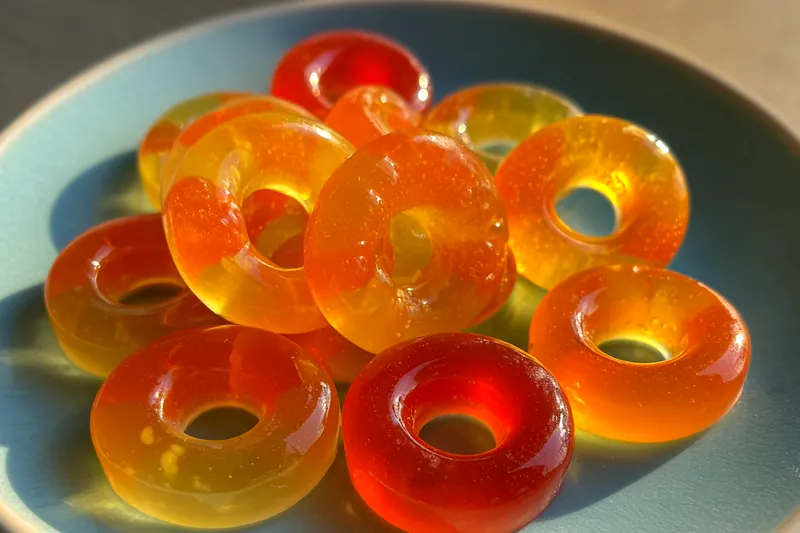 Fresh ingredients for Vibrant Candy Rings