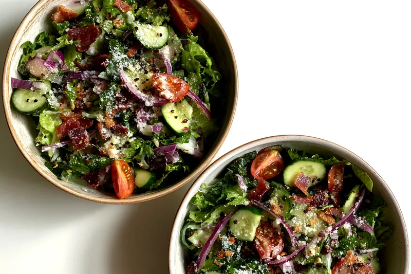 Cooking process for Vibrant Chopped Salad Delight