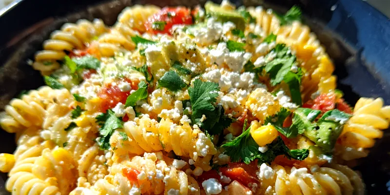 Vibrant Corn Pasta Delight